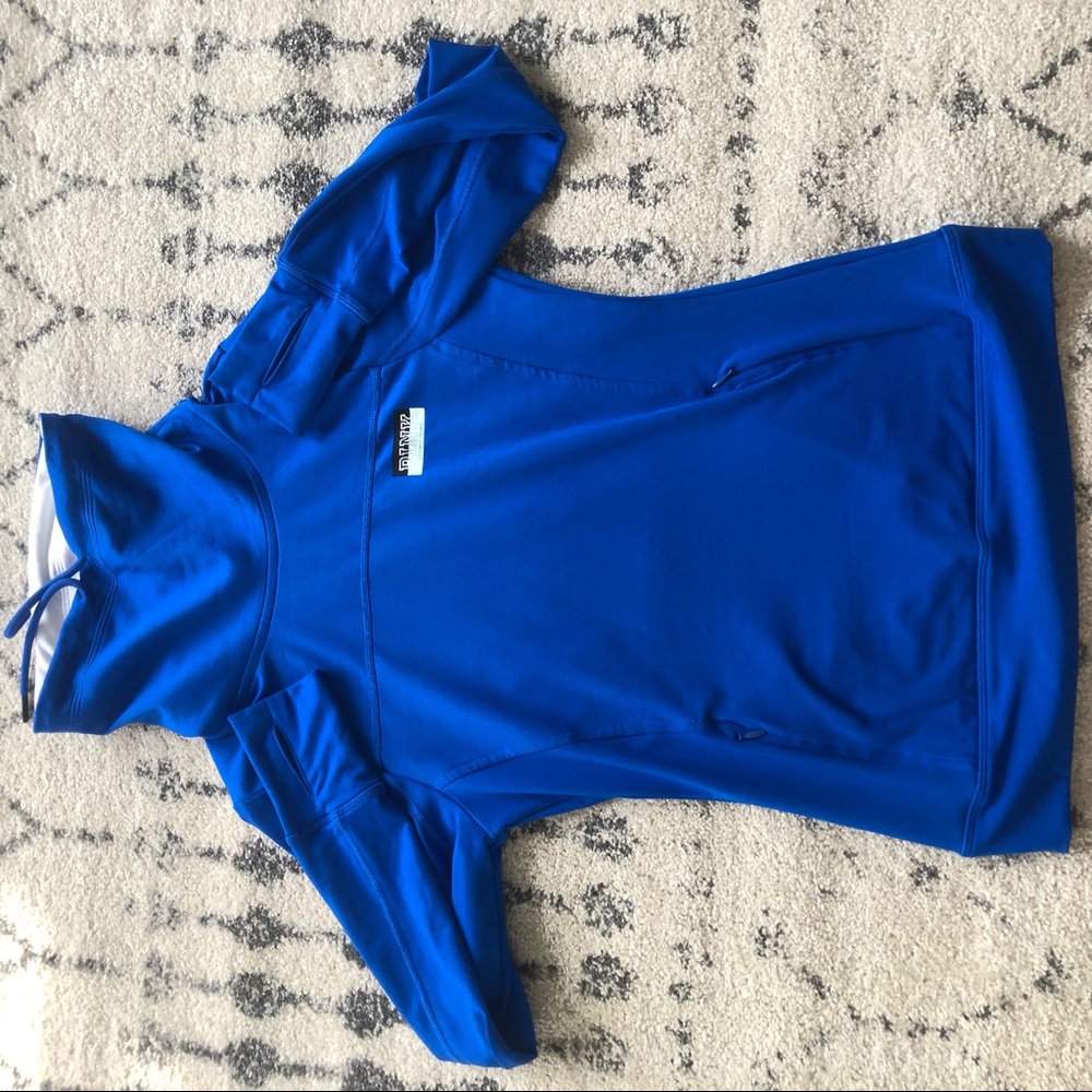 Pink ultimate funnel neck hoodie NWOT